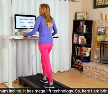 Youtuber Rebecca Brand using UREVO Cyberpad at home
