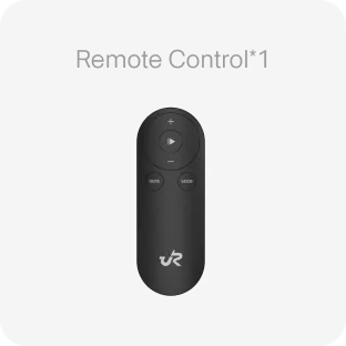 Black UREVO remote control.